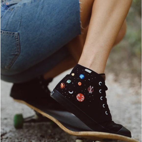 BANGS Universe High Top Embroidered Canvas & Rubber 7 - Picture 1 of 7